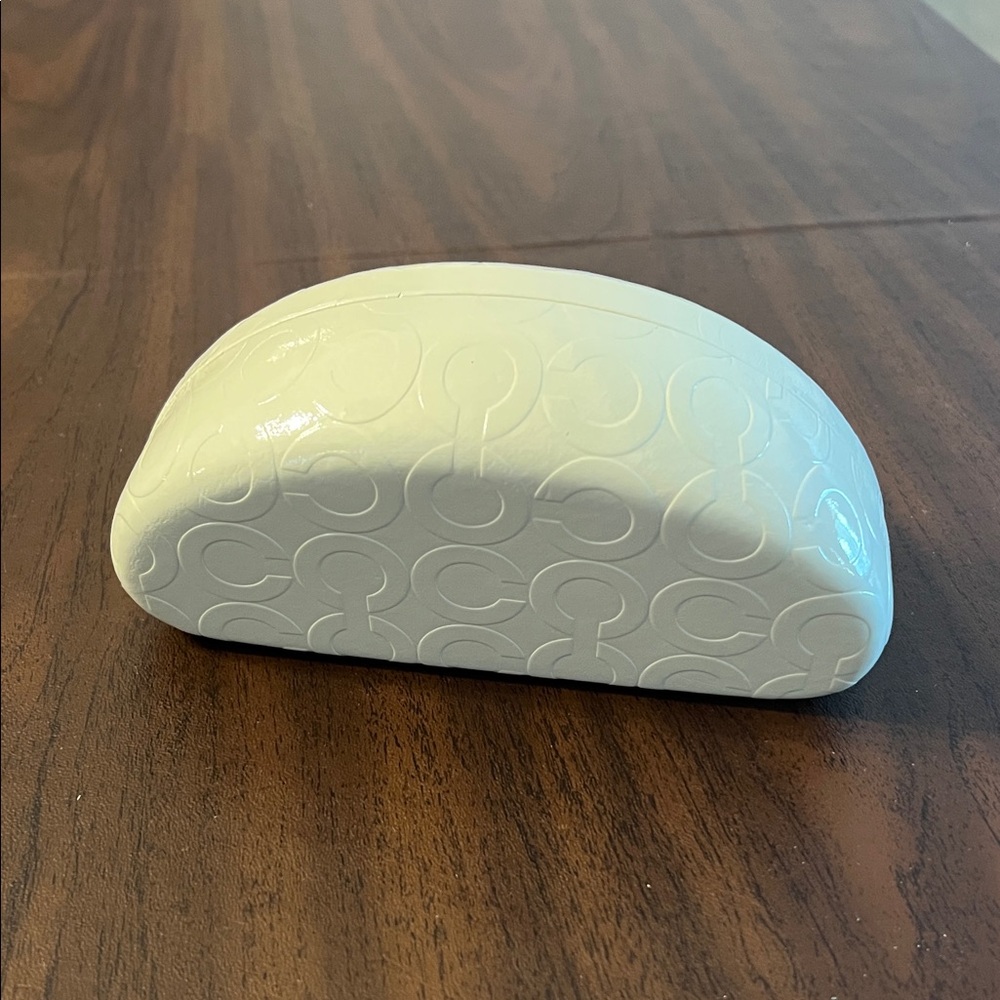 Coach White Sunglasses Case